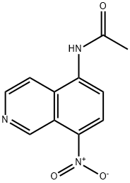 N-(8-nitroisoquinolin-5-yl)acetamide 结构式