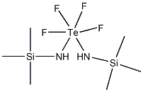 cis-bis(trimethylsilylamino)tellurium tetrafluoride 结构式