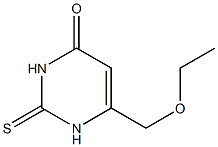 6-(ethoxymethyl)-2-thioxo-2,3-dihydropyrimidin-4(1H)-one 结构式