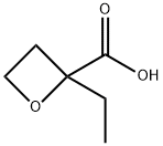 2-乙基氧杂环丁烷-2-羧酸 结构式