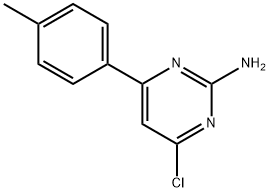 2-Amino-4-chloro-6-(4-tolyl)pyrimidine 结构式