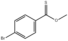 Benzenecarbothioic acid, 4-bromo-, O-methyl ester 结构式