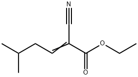 2-Hexenoic acid, 2-cyano-5-methyl-, ethyl ester 结构式