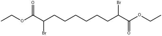 Decanedioic acid, 2,9-dibromo-, 1,10-diethyl ester 结构式