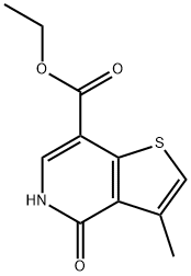 ethyl 3-methyl-4-oxo-4,5-dihydrothieno[3,2-c]pyridine-7-carboxylate 结构式