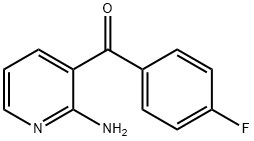 3-(4-氟苯甲酰)吡啶-2-胺 结构式