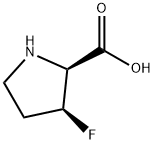 (2S,3S)-3-氟??吡咯烷-2-羧酸 结构式