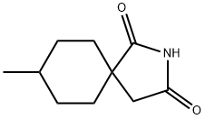 8-甲基-2-氮杂螺[4.5]癸烷-1,3-二酮 结构式