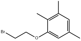 1-(2-bromoethoxy)-2,3,5-trimethylbenzene 结构式