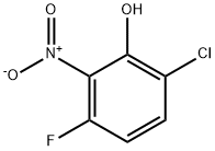 6-Chloro-3-fluoro-2-nitro-phenol 结构式