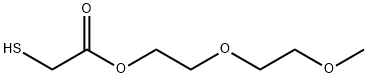 2-(2-methoxyethoxy)ethyl 2-sulfanylacetate 结构式