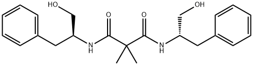 N1,N3-Bis[(1S)-1-(hydroxymethyl)-2-phenylethyl]-2,2-dimethylpropanediamide 结构式