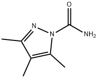 1H-Pyrazole-1-carboxamide, 3,4,5-trimethyl- 结构式
