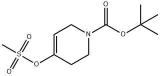 TERT-BUTYL 4-((METHYLSULFONYL)OXY)-3,6-DIHYDROPYRIDINE-1(2H)-CARBOXYLATE 结构式