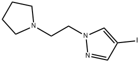4-碘-1-(2-(吡咯烷-1-基)乙基)-1H-吡唑 结构式