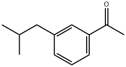 1-[3-(2-甲基丙基)苯基]乙烷-1-酮 结构式