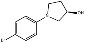 (3R)-1-(4-BROMOPHENYL)PYRROLIDIN-3-OL 结构式