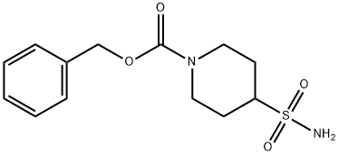BENZYL 4-SULFAMOYLPIPERIDINE-1-CARBOXYLATE 结构式