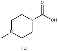 4-甲基-1-哌嗪羧酸盐酸盐 结构式
