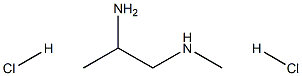 (2-氨基丙基)(甲基)胺二盐酸 结构式
