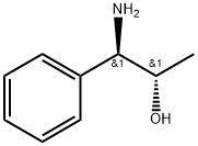 (1R,2S)-1-氨基-1-苯基丙-2-醇 结构式