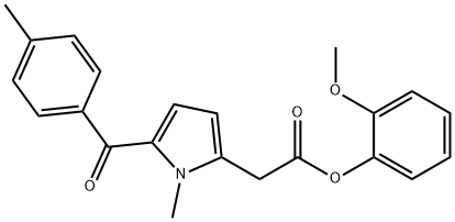 1-Methyl-5-P-Toluoyl-Pyrrole-2-Acetic Acid 结构式