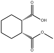 (1R,2S)-1,2环己烷二甲酸-1-甲基酯 结构式