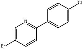 3-Bromo-6-(4-chlorophenyl)pyridine 结构式