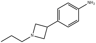 4-(1-Propylazetidin-3-yl)phenylamine 结构式