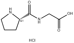 脯氨酰甘氨酸盐酸盐 结构式