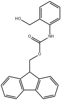 (9H-芴-9-基)甲基 N-[2-(羟甲基)苯基]氨基甲酯 结构式