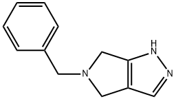 Pyrrolo[3,4-c]pyrazole, 1,4,5,6-tetrahydro-5-(phenylmethyl)- 结构式