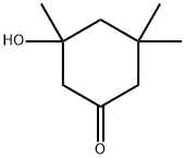 3,3,5-Trimethyl-5-hydroxycyclohexanone 结构式