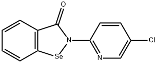 2-[5-CHLORO(2-PYRIDYL)]BENZISOSELENAZOL-3(2H)-ONE 结构式