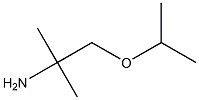 2-甲基-1-(丙-2-基氧基)丙-2-胺 结构式