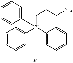 3-氨基丙基(三苯基)溴化膦 结构式
