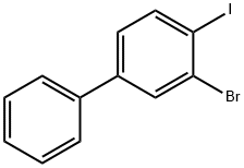 3-溴-4-碘-1,1'-联苯 结构式