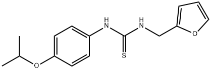 N-[4-Isopropyl oxyphenyl]-N'-furfurylthiourea 结构式