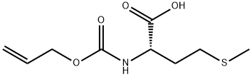 (S)-2-[{(allyloxy)carbonyl}amino]-4-(methylthio)butanoic acid 结构式