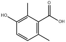 3-羟基-2,6-二甲基苯甲酸 结构式