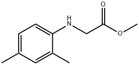 Glycine, N-(2,4-Dimethylphenyl)-, Methyl Ester 结构式