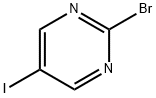 2-溴-5-碘嘧啶 结构式