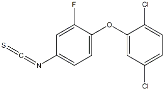 4-(2,5-dichloro-phenoxy)-3-fluoro-phenylisothiocyanate 结构式