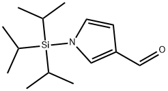 1-(三异丙基甲硅烷基)吡咯-3-甲醛 结构式