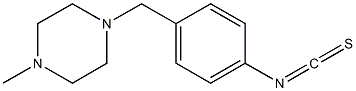 1-(4-isothiocyanatobenzyl)-4-methylpiperazine 结构式