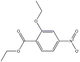 2-乙氧基-4-硝基苯甲酸乙酯 结构式