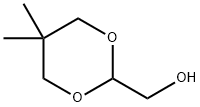 (5,5-二甲基-1,3-二噁烷-2-基)甲醇 结构式