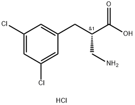 (S)-3-amino-2-(3,5-dichlorobenzyl)propanoicacid-HCl 结构式