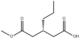 (R)-3-正丙基戊二酸单甲酯 结构式