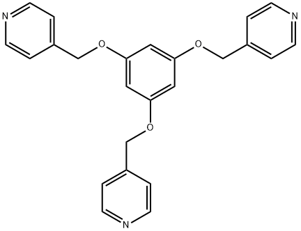 1,3,5-tris(pyridin-4-ylmethoxy)benzene 结构式